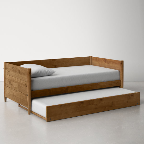 AllModern Grady Twin Solid Wood Daybed with Trundle & Reviews Wayfair